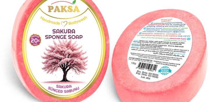 Paksa Sakura Sünger Sabunu